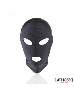 Mascara con Apertura Ojos y Boca Negra