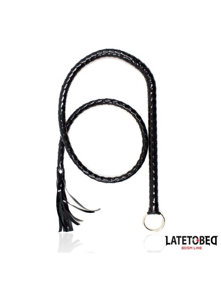 Latigo Negro Brillante 138cm