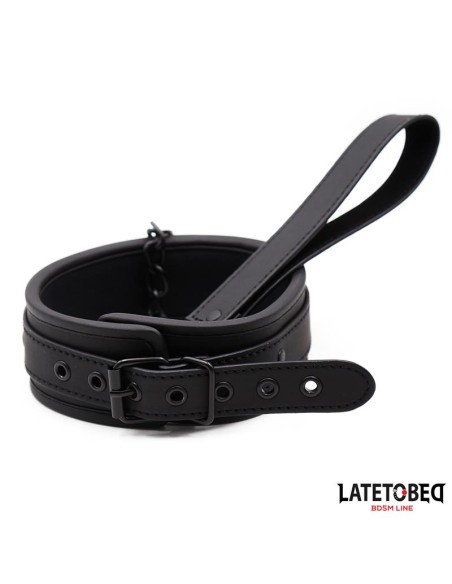 Set Collar y Correa Neopreno Negro