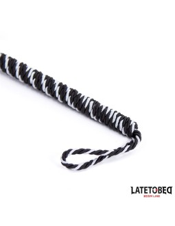 Plumero con Lazo Gris y Negro 25cm 2