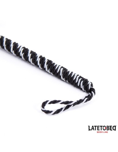 Plumero con Lazo Gris y Negro 25cm