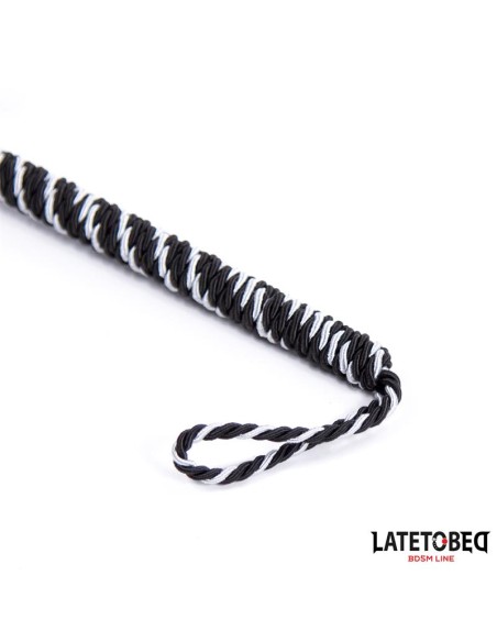 Plumero con Lazo Gris y Negro 25cm