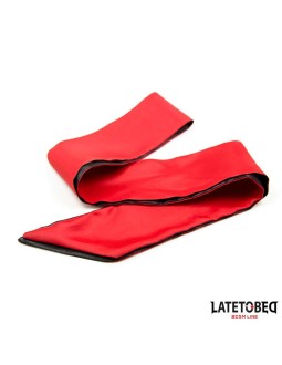 Antifaz de Saten Rojo y Negro