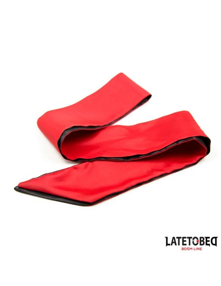 Antifaz de Saten Rojo y Negro