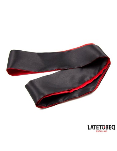 Antifaz de Saten Rojo y Negro