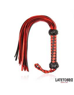 Flogger Rojo y Negro 50cm