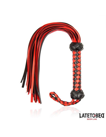 Flogger Rojo y Negro 50cm