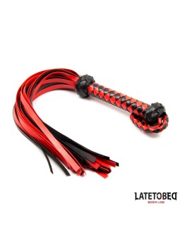 Flogger Rojo y Negro 50cm 2