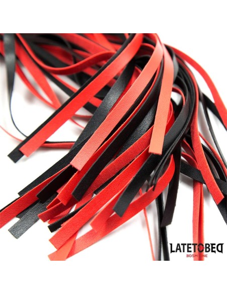 Flogger Rojo y Negro 50cm