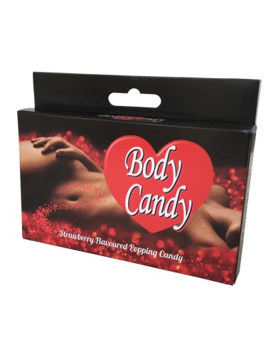 Polvos Comestibles Body Candy Sabor Fresa 2x16gr
