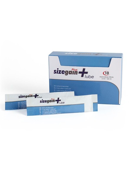 Lubricante Efecto Frio Sizegain Lube 10 Monodosis 5 ml
