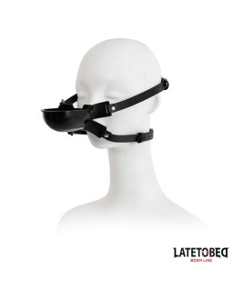 Mordaza con Bebedero Negro