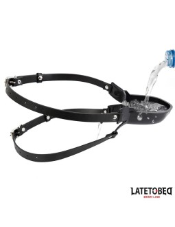 Mordaza con Bebedero Negro 2