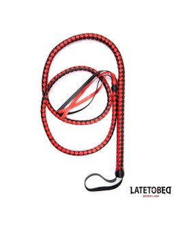 Latigo Largo Rojo y Negro
