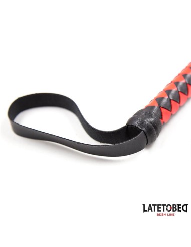 Latigo Largo Rojo y Negro