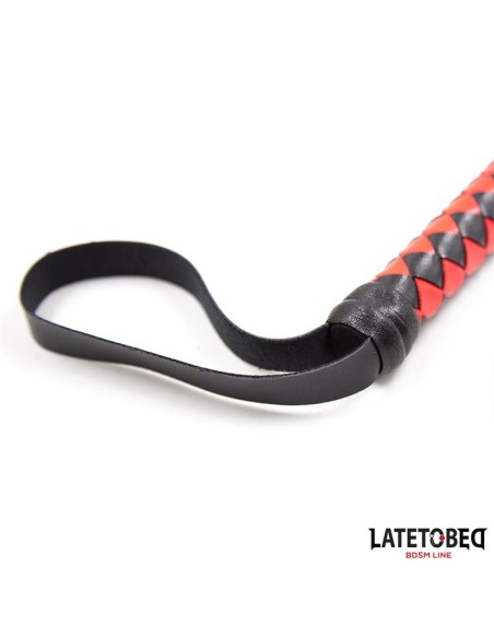 Latigo Largo Rojo y Negro
