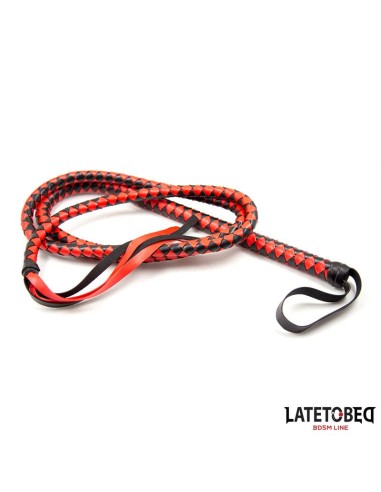 Latigo Largo Rojo y Negro