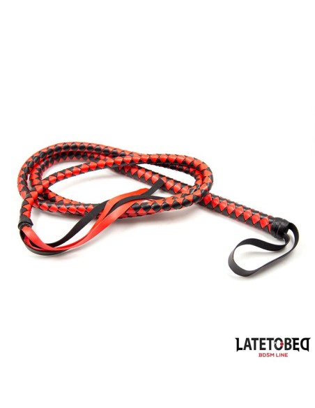 Latigo Largo Rojo y Negro