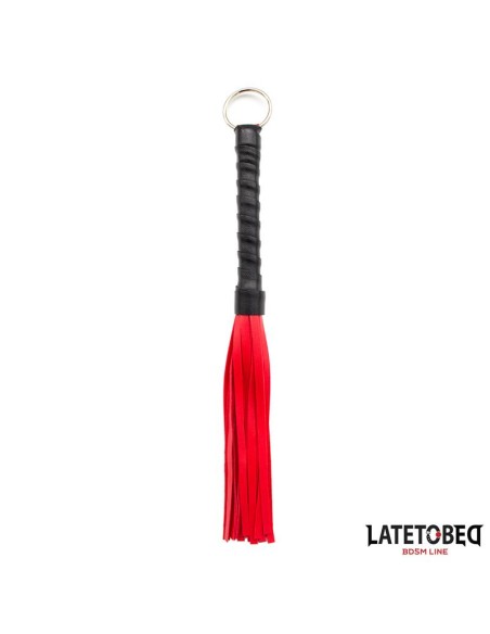 Flogger Mini Rojo y Negro 28cm
