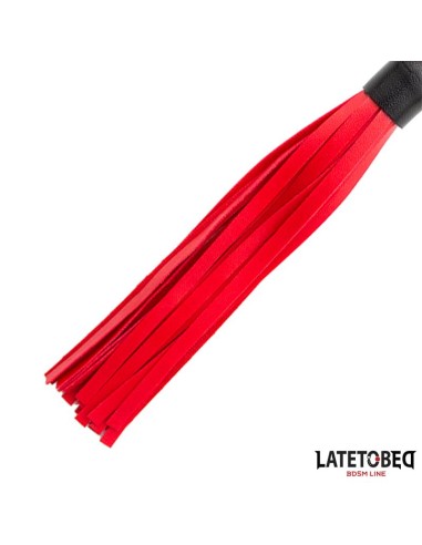 Flogger Mini Rojo y Negro 28cm
