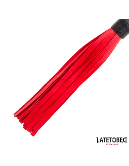 Flogger Mini Rojo y Negro 28cm