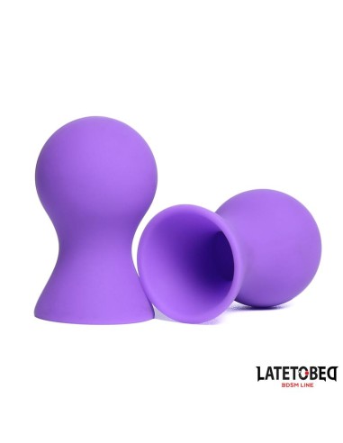 Succionador Pezones Silicona Purpura