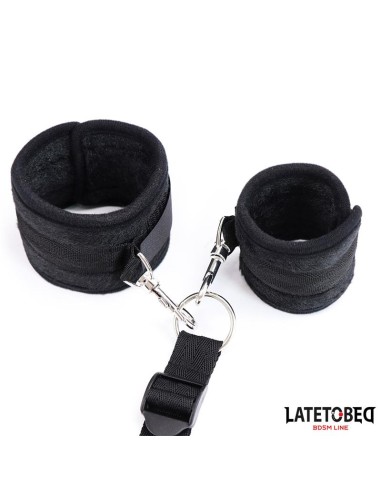 Restricciones de Cama Negro Ajustable