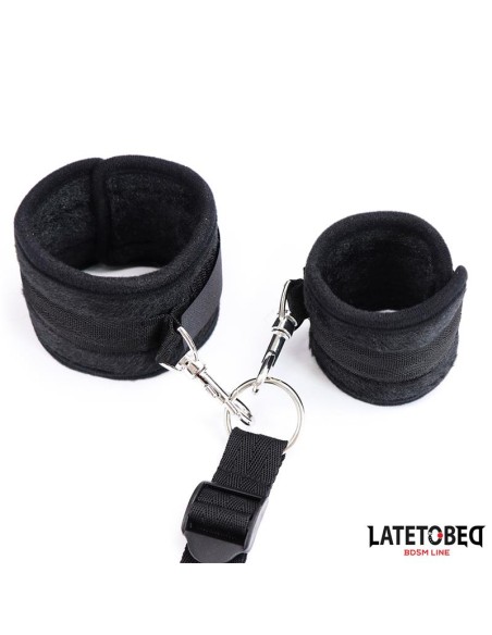 Restricciones de Cama Negro Ajustable