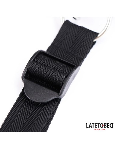 Restricciones de Cama Negro Ajustable