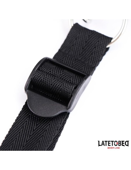 Restricciones de Cama Negro Ajustable