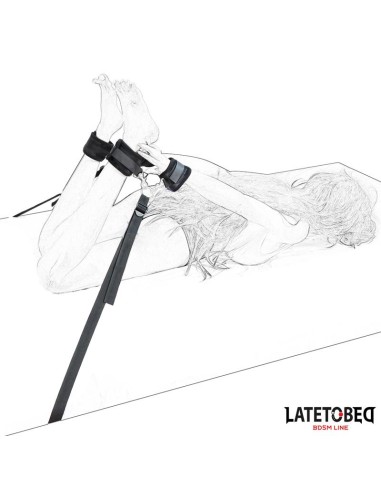 Restricciones de Cama Negro Ajustable