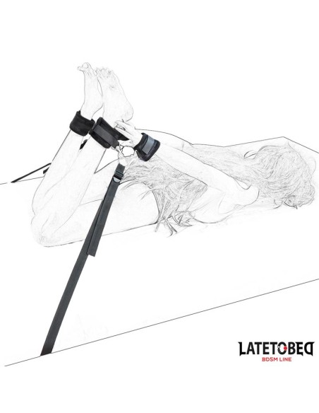 Restricciones de Cama Negro Ajustable