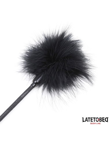 Plumero con Fusta Encaje y Lazo Negro