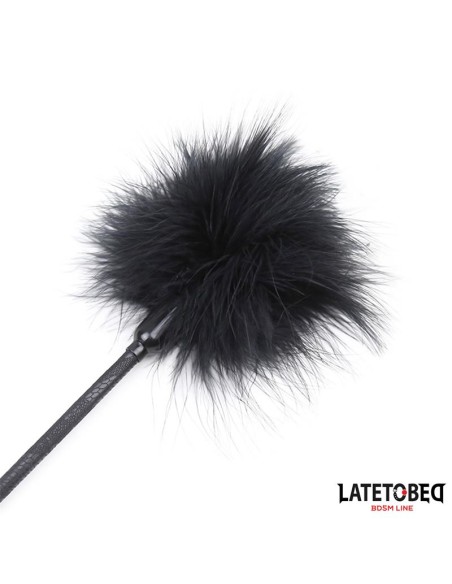 Plumero con Fusta Encaje y Lazo Negro