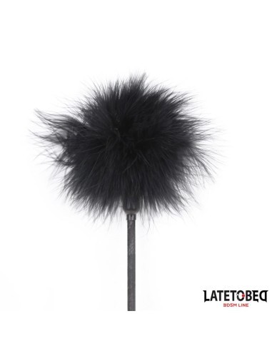 Plumero con Fusta Encaje y Lazo Negro