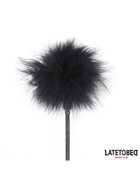 Plumero con Fusta Encaje y Lazo Negro