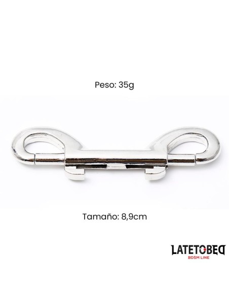 Mosqueton Metalico de Doble Extremo