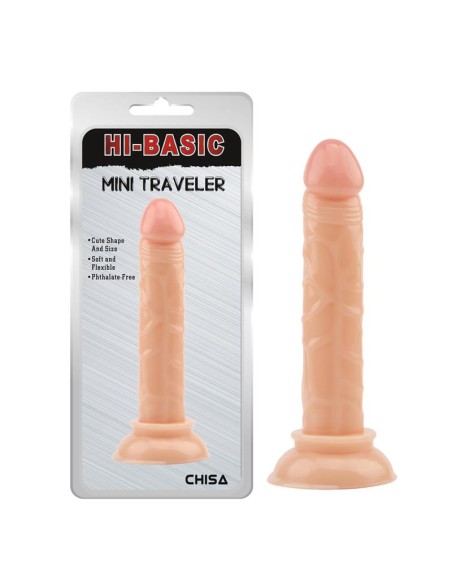 Dildo Mini Traveler 14 x 25 cm Natural