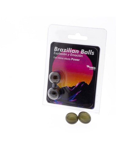 Set 2 Brazilian Balls Gel Excitante Efecto Power|A Placer