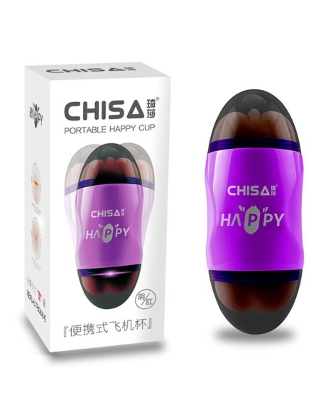 Masturbador Happy Cup Vagina y Ano T Skin Masturbador Happy Cup Vagina y Ano T Skin