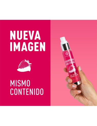 Secret Play Lubricante Efecto Calor Fresas con Nata 50 ml