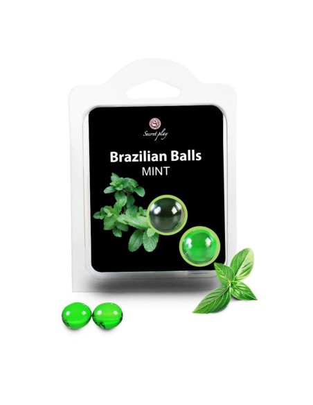 Secret Play Set 2 Brazilian Balls Aroma Menta Secret Play Set 2 Brazilian Balls Aroma Menta