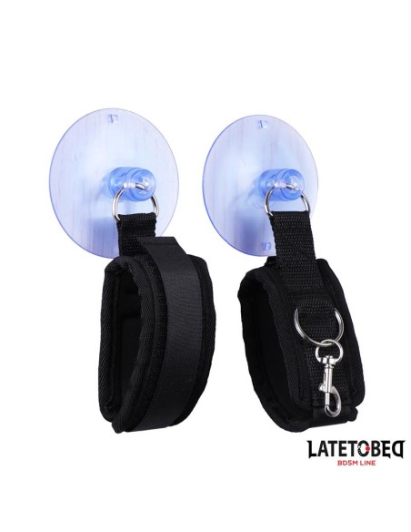 Esposas Munecas Velcro con Ventosa Ajustable