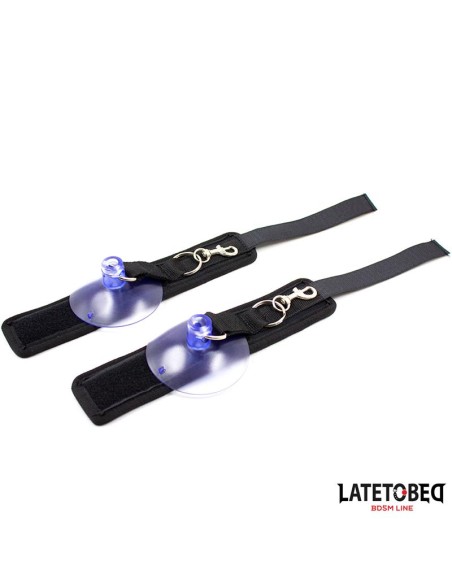 Esposas Munecas Velcro con Ventosa Ajustable