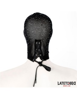 Mascara Rejilla con Brillantes y Lazo Ajustable 2