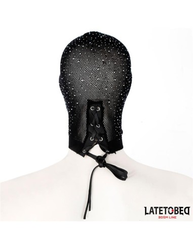 Mascara Rejilla con Brillantes y Lazo Ajustable