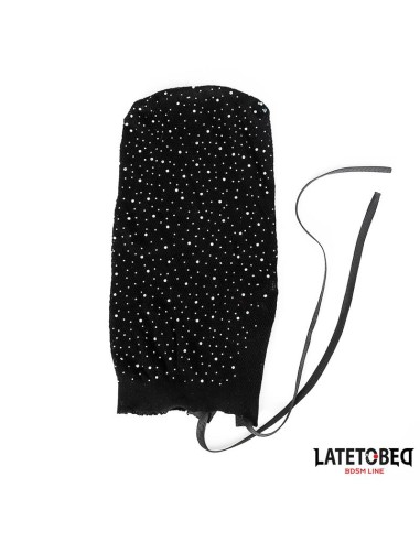 Mascara Rejilla con Brillantes y Lazo Ajustable