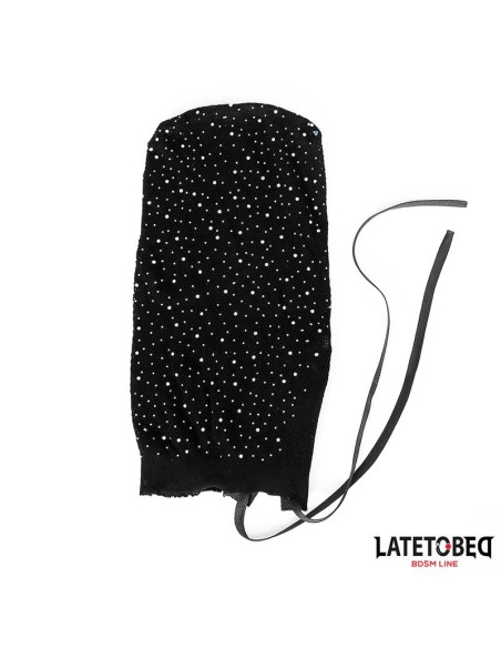 Mascara Rejilla con Brillantes y Lazo Ajustable