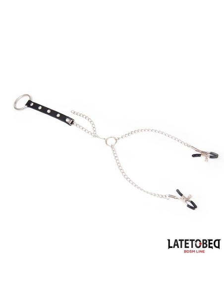 Pinzas Pezones con Anillo para Pene Talla unica