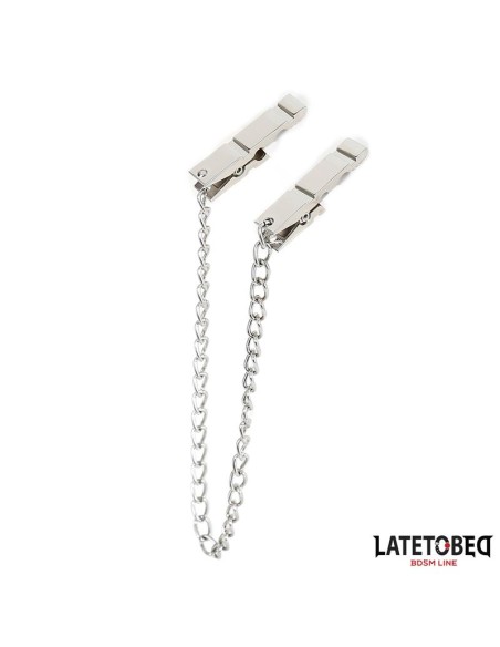 Pinzas Pezones con Cadena 405cm Zinc